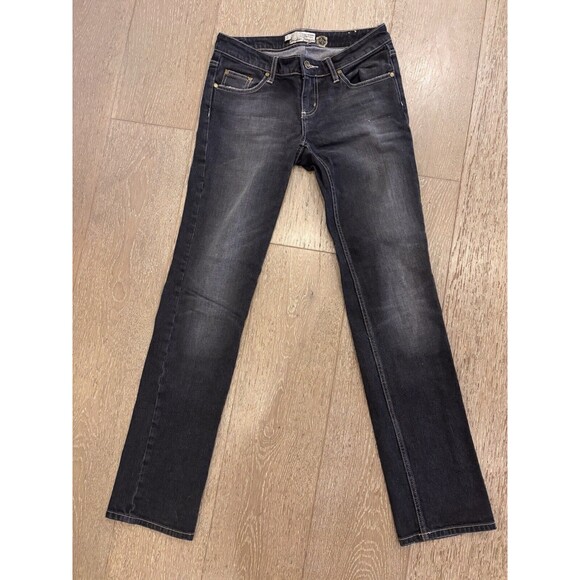 Women’s American Rag Cie Dark Wash Denim Jeans Gray Black Size 3R - Picture 1 of 10